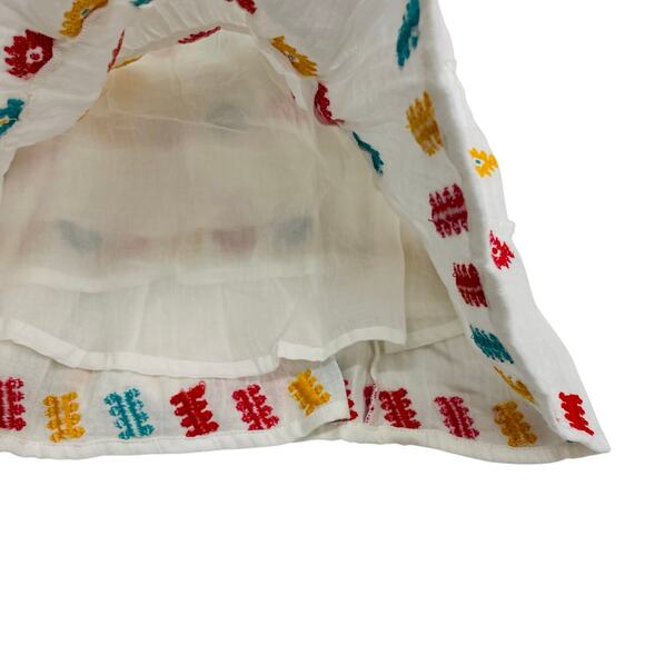 NWT Mer St. Barth Size 8 Bella Shoulder Tie Dress with Embroidery - Picture 4 of 5